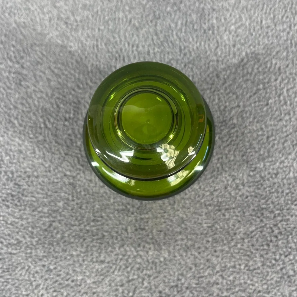Leoben Company Summer Tomato Candle 9oz Green Glass Apothecary Jar Soy Wax Blend